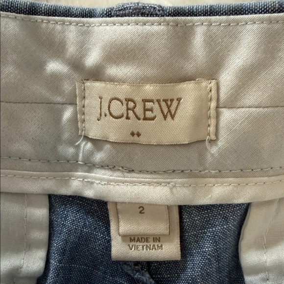 J. Crew Light Blue Cotton Women's Shorts - Picture 2 of 6